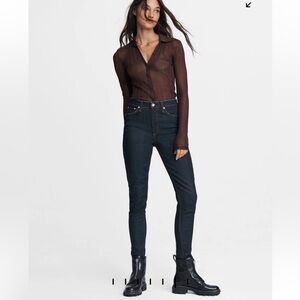 Rag & Bone High Rise Skinny Jeans